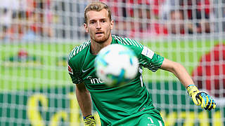 Lukas Hradecky put in an outstanding performance in the DFB Cup semi-final  © 2017 Getty Images