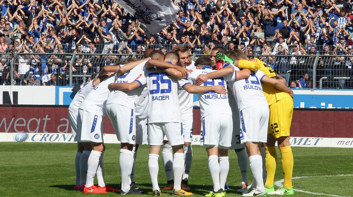 Heimstark: der Karlsruher SC © 2017 Getty Images