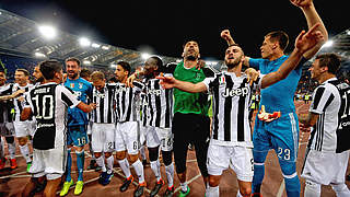 Großer Jubel bei Juventus Turin: 34. Meisterschaft in trockenen Tüchern © 2018 Getty Images