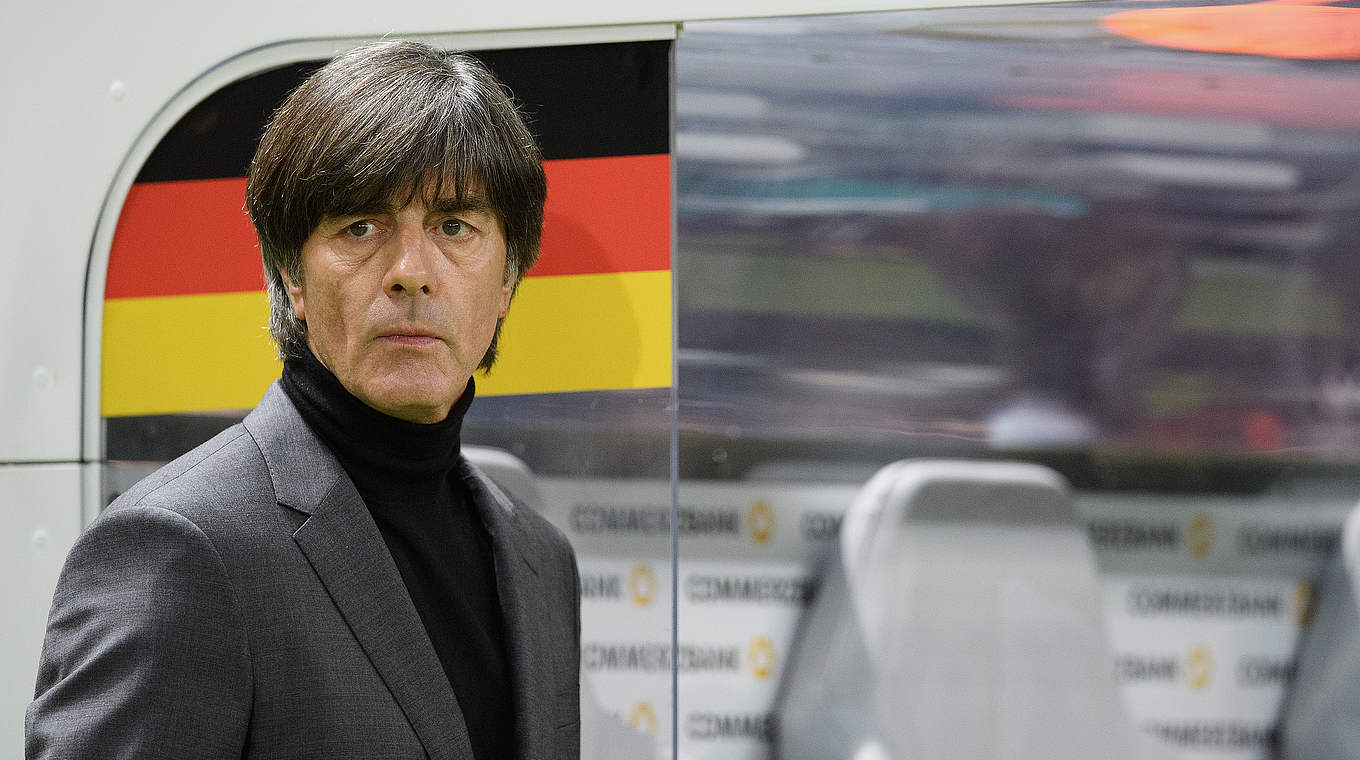 Stellt in Dortmund den vorläufigen Kader für die WM vor: Bundestrainer Joachim Löw © 2018 Getty Images