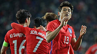 Augsburg's Ja-Cheol Koo in South Korea's 28-man squad. © 2017 Getty Images