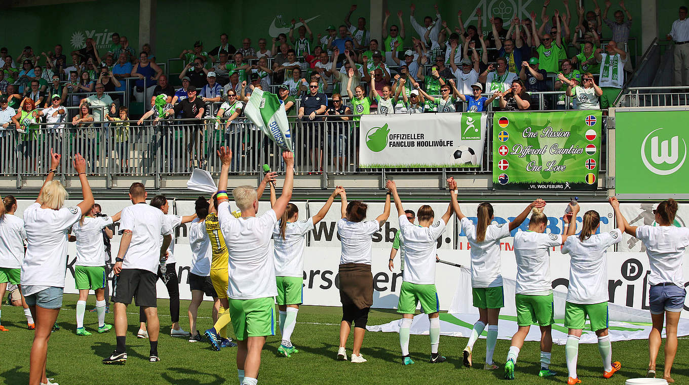 In 20 Bundesligaspielen nur zweimal nicht gewonnen: der VfL Wolfsburg © imago/regios24