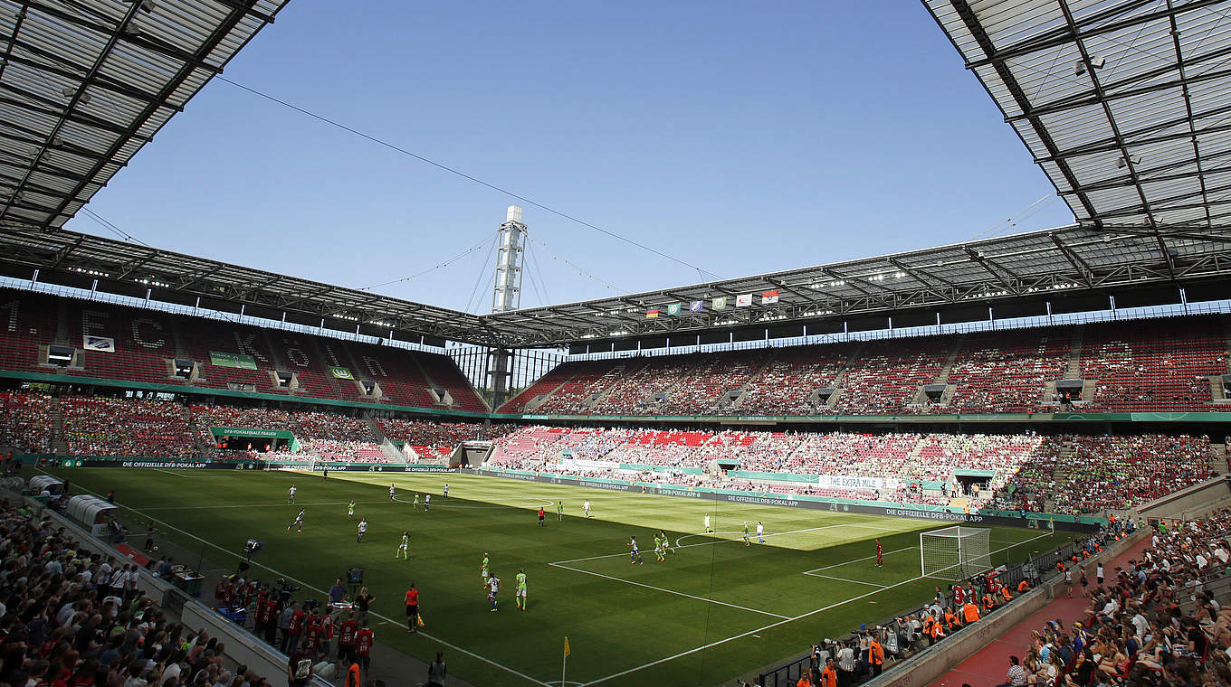 Seit 2010 Austragungsort des Pokalfinals der Frauen: das Rhein-Energie-Stadion in Köln © 2017 Getty Images