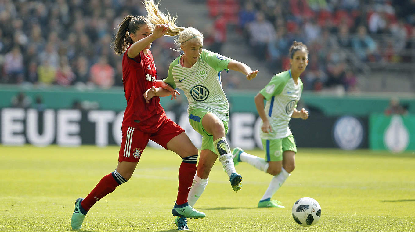 Sucht den Abschluss: Wolfsburgs Pernille Harder © 2018 Getty Images