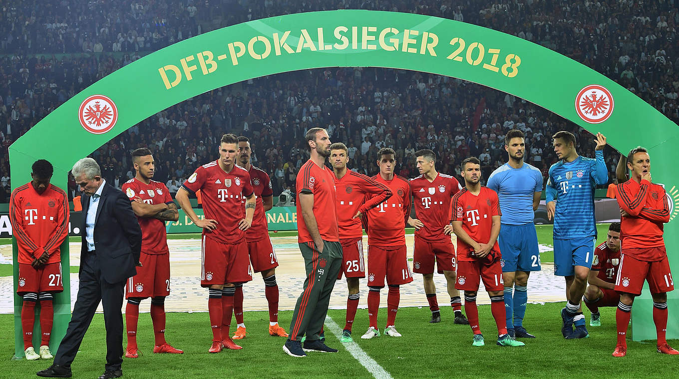 Enttäuschung: der FC Bayern geht in seinem 22. DFB-Pokalendspiel erst zum vierten Mal leer aus © Getty Images