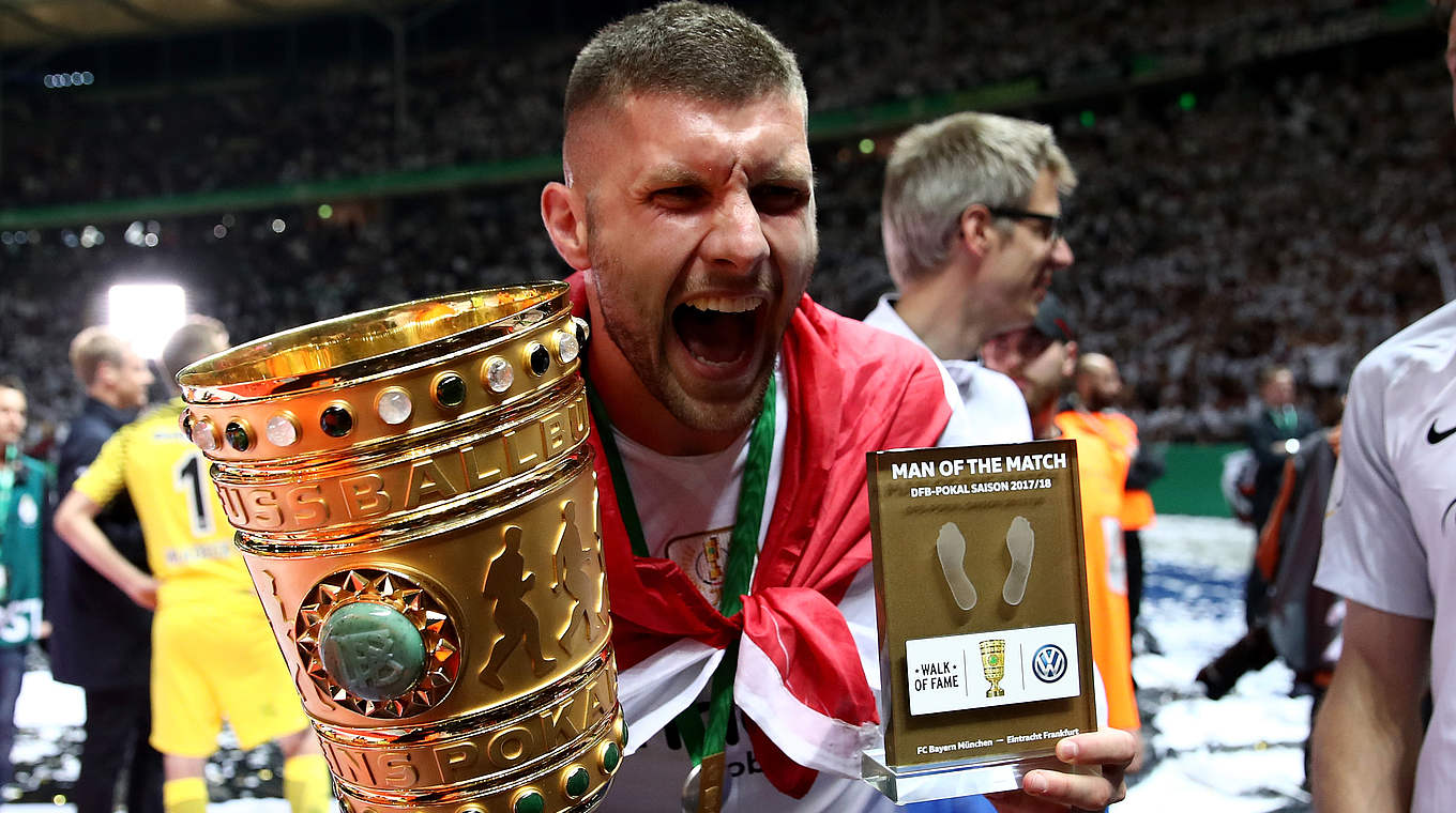 One evening, one incredible performance, two awards: Ante Rebic © 2018 Getty Images