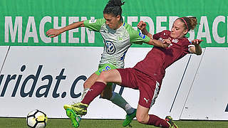 Verlängert ihren Vertrag bei der SGS Essen: Jacqueline Klasen (r.) © 2018 Getty Images