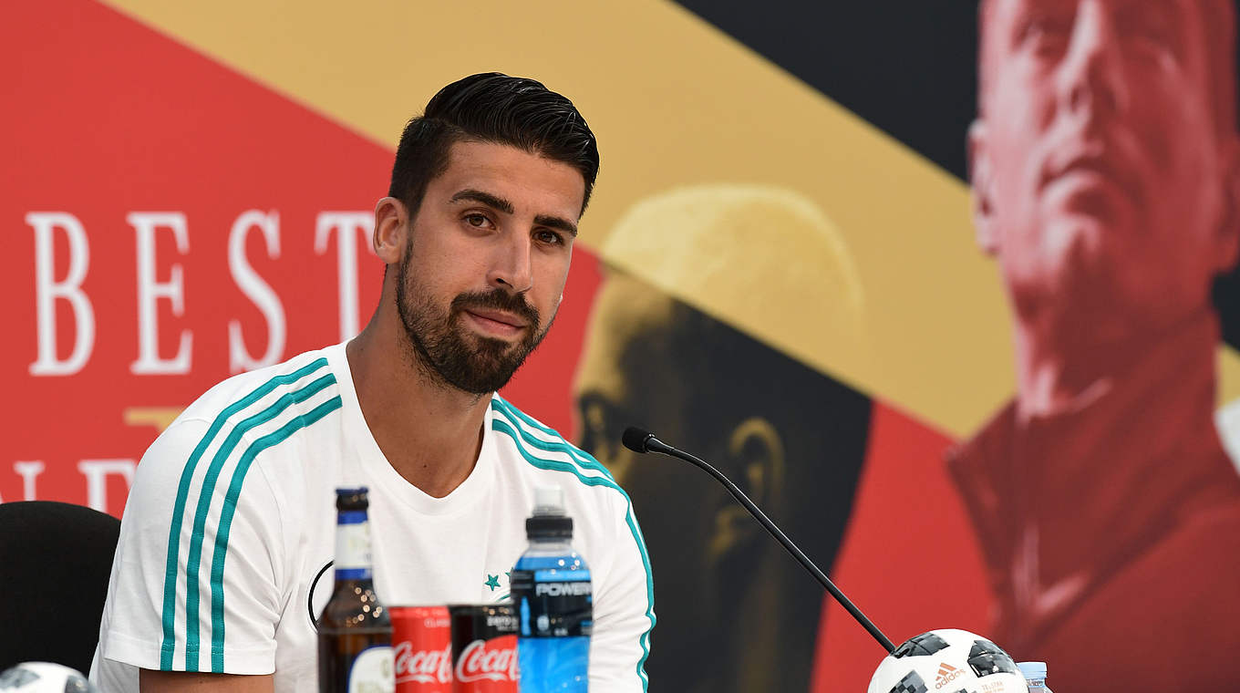Khedira: "It's a special feeling to play at a World Cup." © This content is subject to copyright.