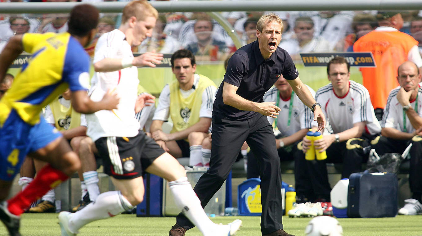 Klinsmann: "Wollen das Gfühl vermitteln, "dass keiner gern gegen Deutschland spielt" © imago