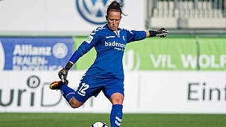 Die Favoritin der Fans nach dem 21. Spieltag: Freiburgs Torhüterin Maria Korenciova © imago/foto2press