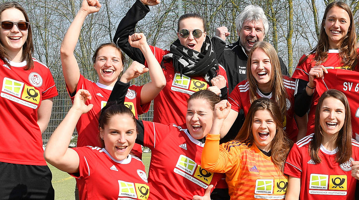Zurück in der 2. Frauen-Bundesliga: der SV Weinberg steigt auf © 2018 Getty Images