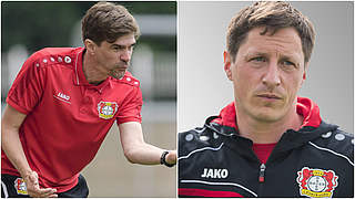 Leverkusener Trainer-Duo: Patrick Weiser (l.) und Jan Hoepner © Getty Images/Imago/Collage DFB