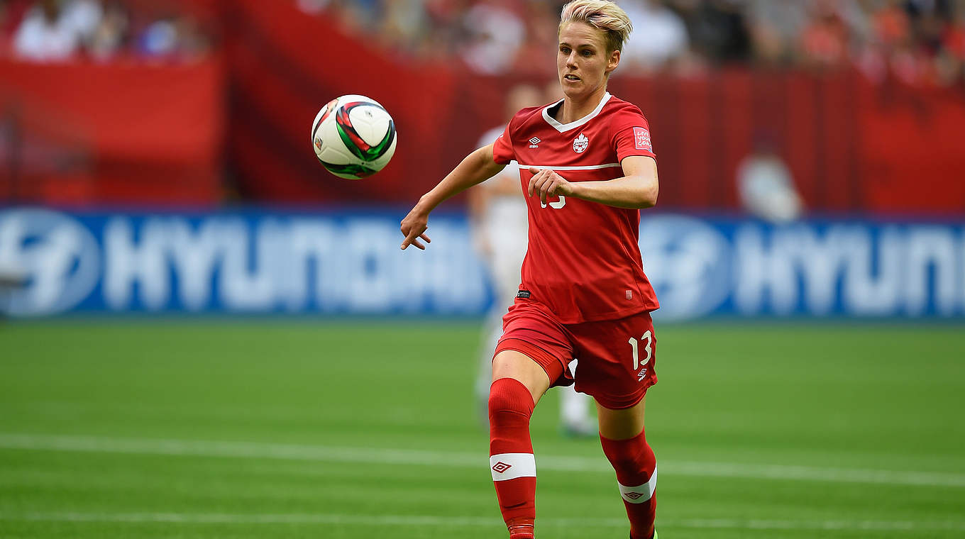 Kanadische Spielerin mit deutschen Wurzeln: Sophie Schmidt © 2015 FIFA