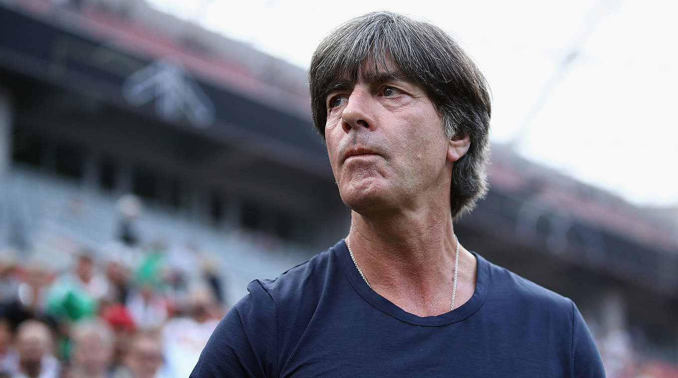 Löw: "Next week, we'll be more dynamic." © 2018 Getty Images