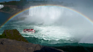 Naturschauspiel: die Niagarafälle © DFB