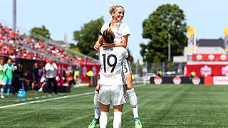 Svenja Huth sent Germany into the lead after only 47 seconds © 2018 Getty Images