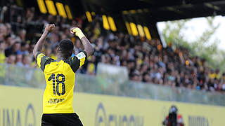 Erzielt alle drei Treffer für den BVB: Youssoufa Moukoko © 2018 Getty Images