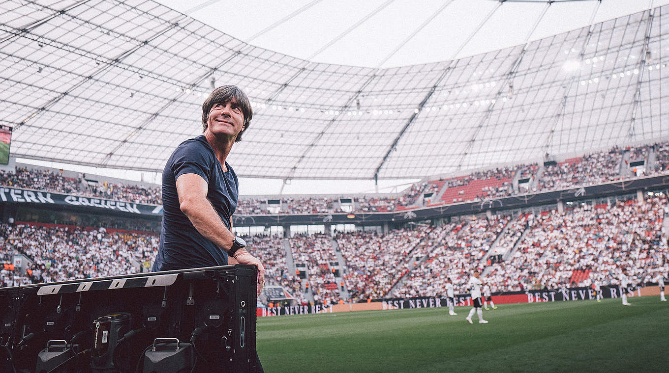Bundestrainer Löw zum möglichen zweiten WM-Titel: "Das wäre etwas Historisches" © © Philipp Reinhard, 2018