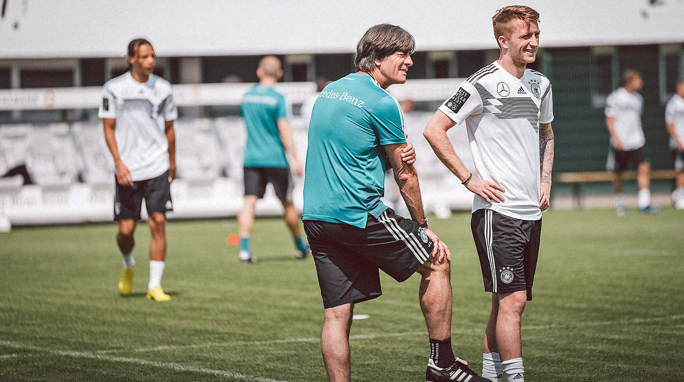 Löw with Reus: “It’s the day-to-day work on the pitch which I enjoy” © © Philipp Reinhard, 2018