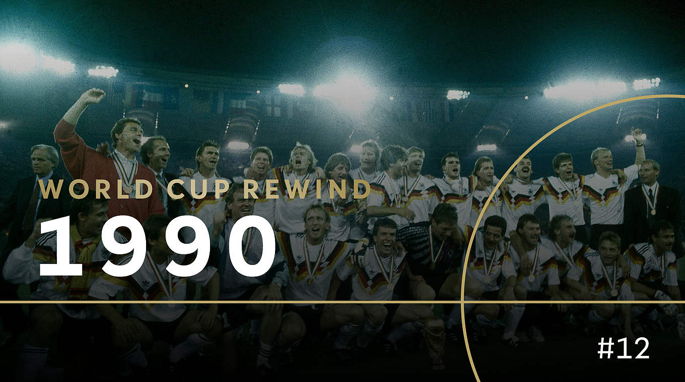 Victory against Argentina in Rome in 1990 saw West Germany win their third World Cup.  © 