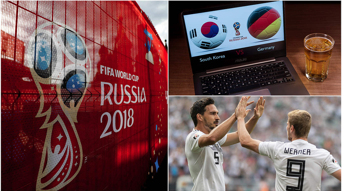 Täglich Infos rund um die Nationalmannschaft: die DFB-Webshow auf Mixer.com © Getty Images/Collage DFB