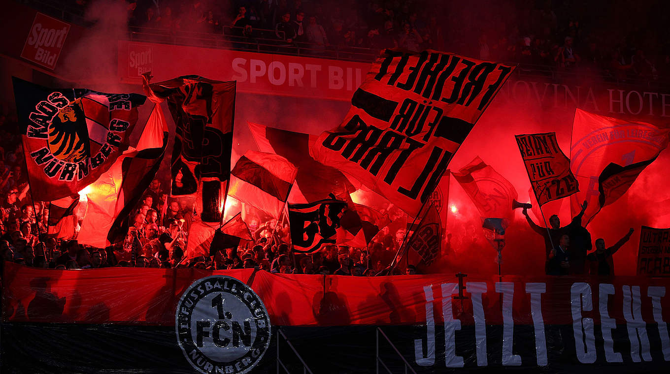 Muss für das Verhalten der Zuschauer zahlen: der 1. FC Nürnberg © 2018 Getty Images