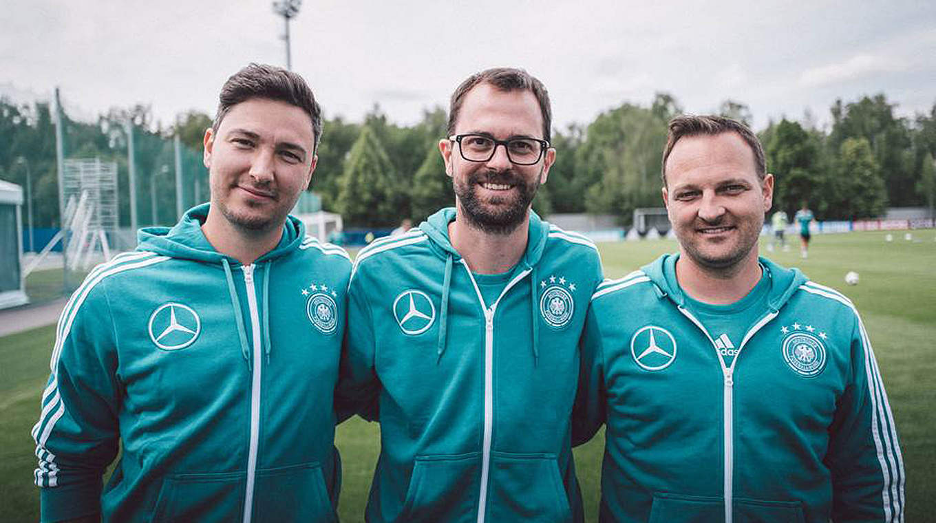 Neu im Team hinter dem Team: Peter Fischer, Jannis Scheibe, Bernd Schosser (v.l.) © 