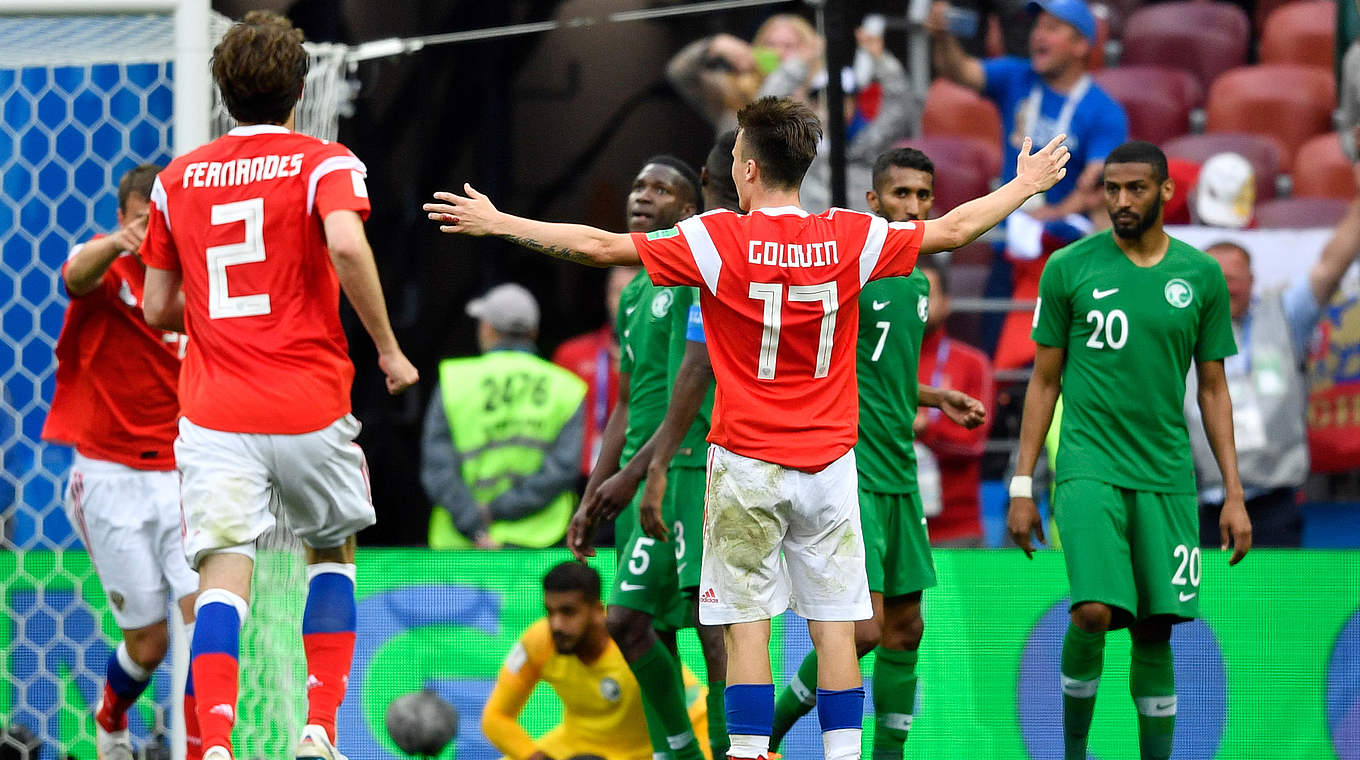 Aleksandr Golovin shone with a goal and two assists. © This content is subject to copyright.