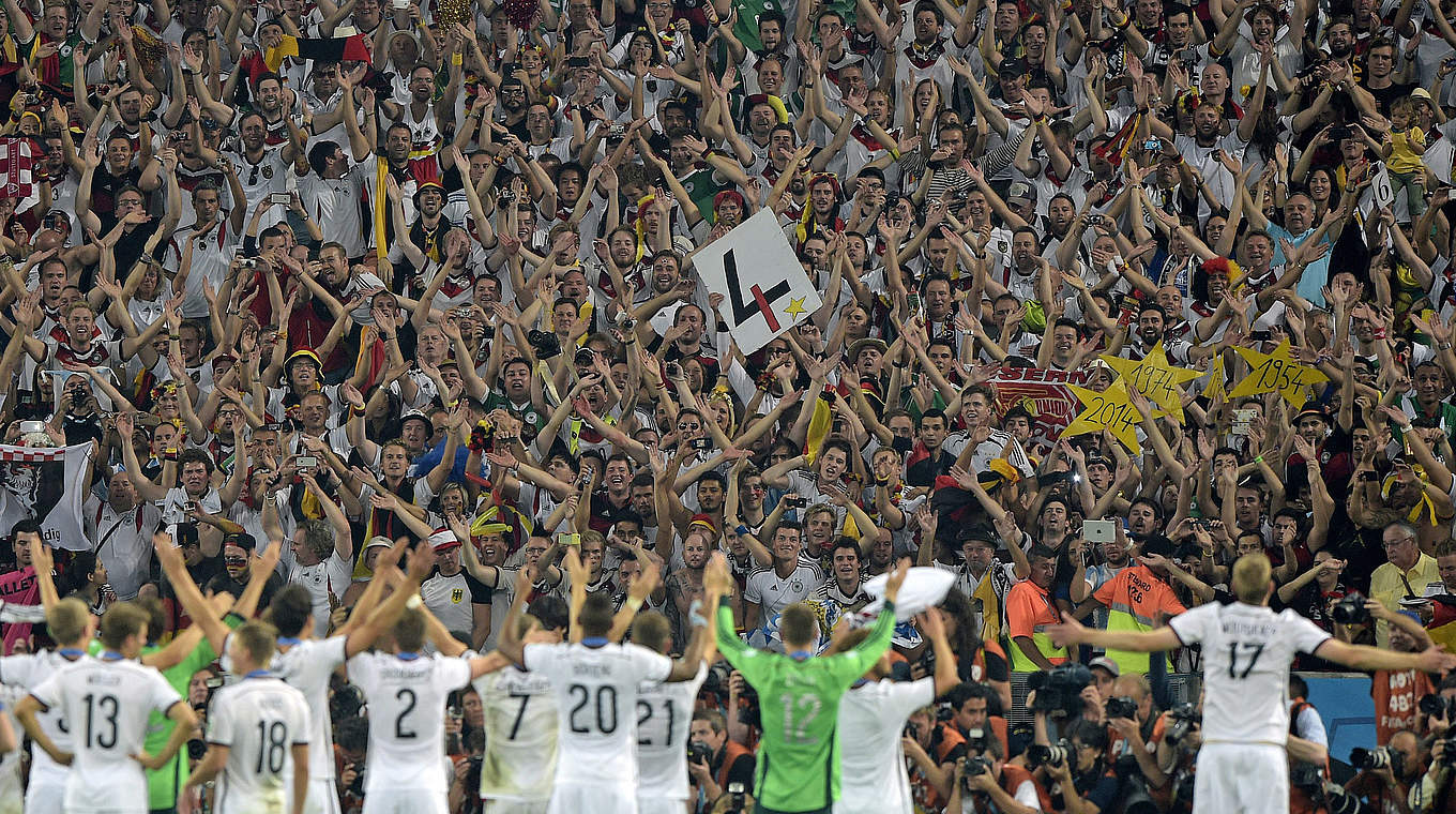 Weltmeisterlicher Dank an Fans: "Wir haben gespürt, dass alle hinter uns standen" © Getty Images