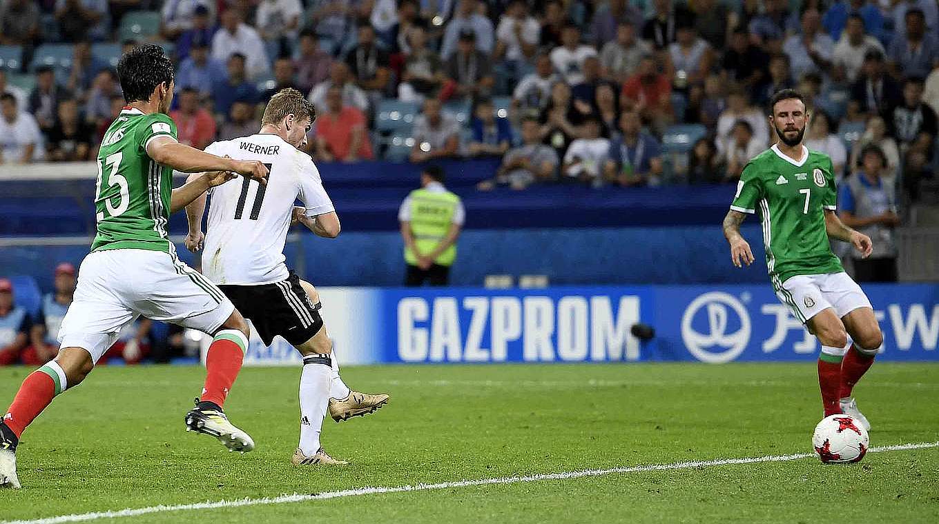 As they did in the Confed Cup, Germany face Mexico in Moscow © 