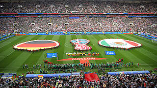 Startschuss in Moskau: Für die Mannschaft fängt die WM an © 2018 Getty Images
