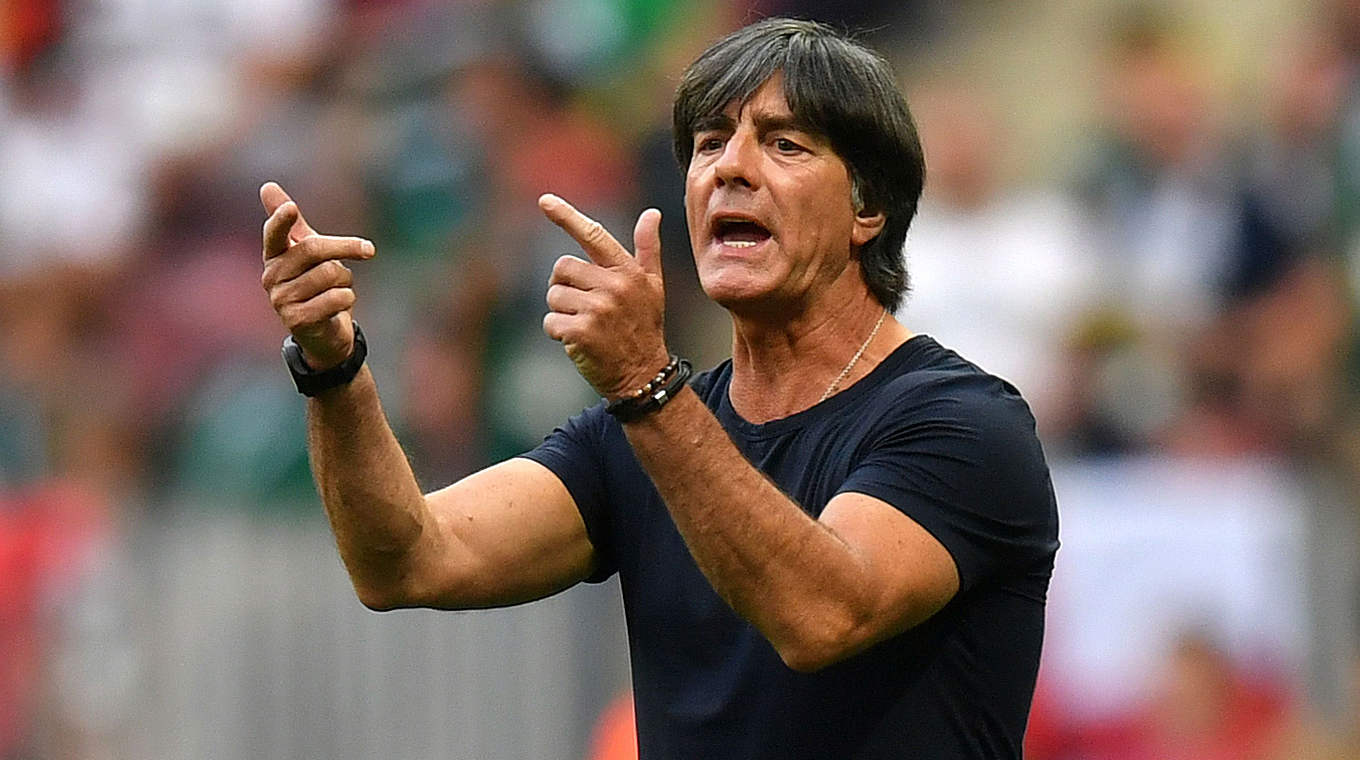 Löw on a possible early exit: "That will not happen. We will make it out of the group." © 2018 Getty Images