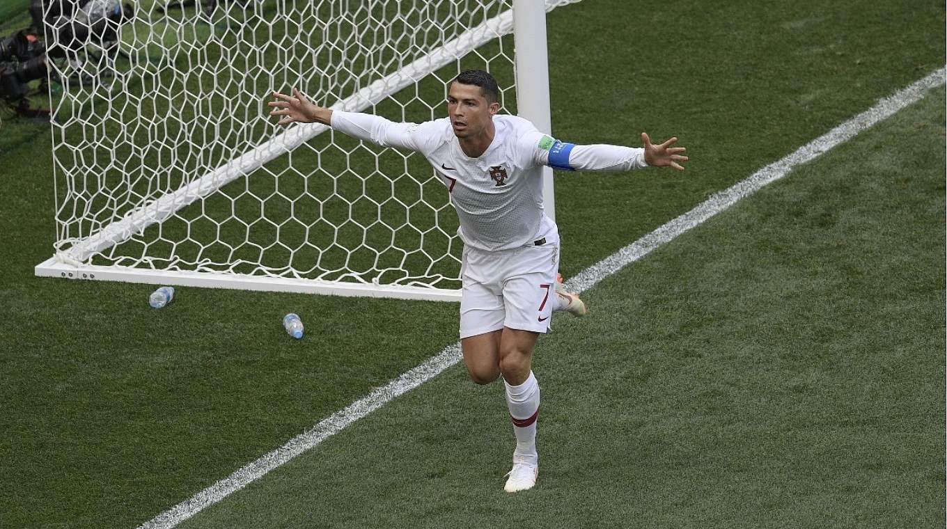 Und auch im Spiel gegen Marokko traf Cristiano Ronaldo und führte Portugal zum 1:0-Sieg gegen Marokko.   © Getty Images