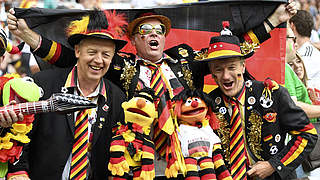 Sie freuen sich auf das zweite WM-Gruppenspiel in Sotschi: die deutschen... © GettyImages