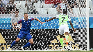 Ahmed Musa's brace makes the difference. © NICOLAS ASFOURI/AFP/Getty Images