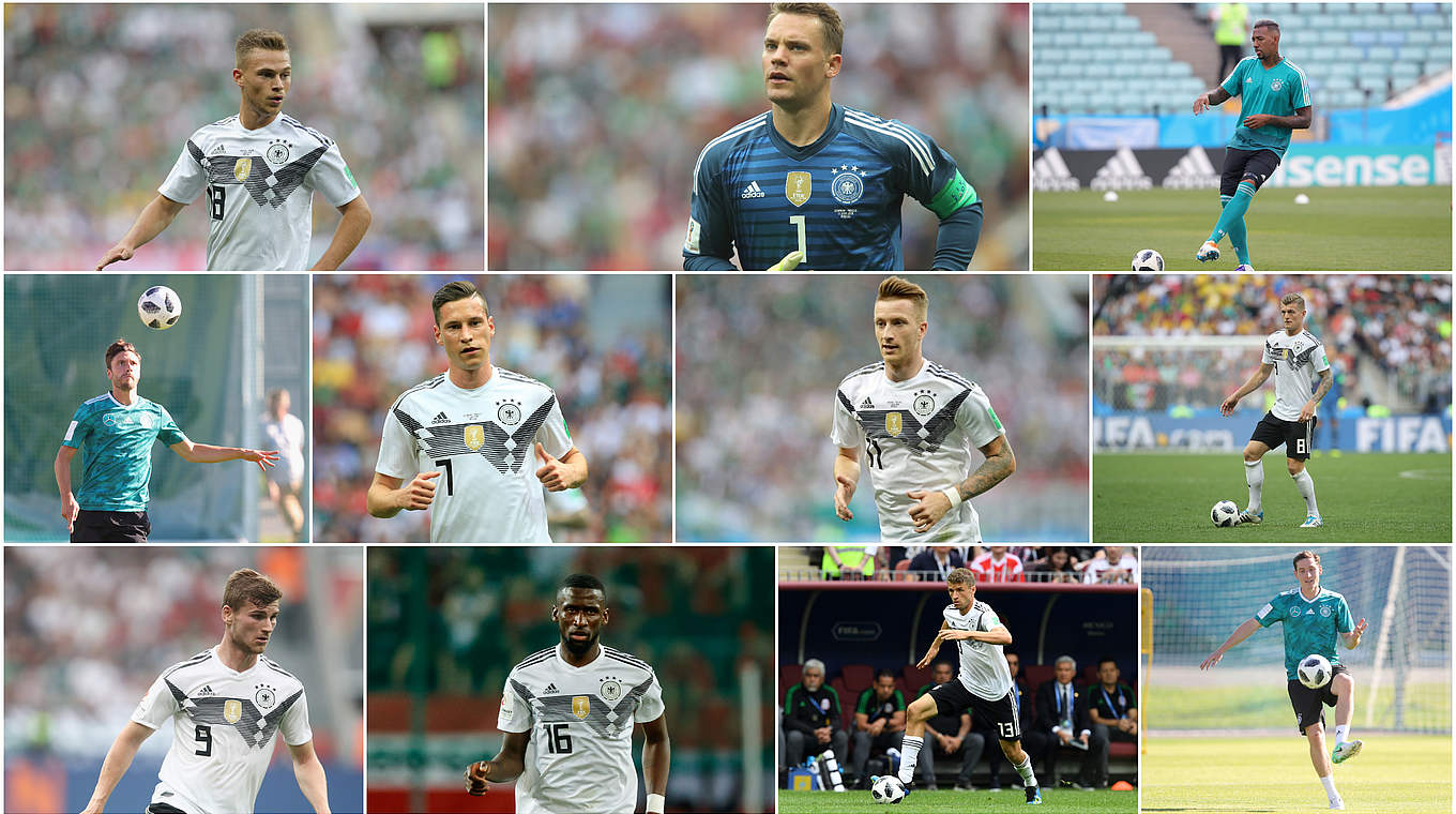 Vier Neue gegenüber dem Mexiko-Spiel: die deutsche Startelf gegen Schweden © Getty Images/Collage DFB