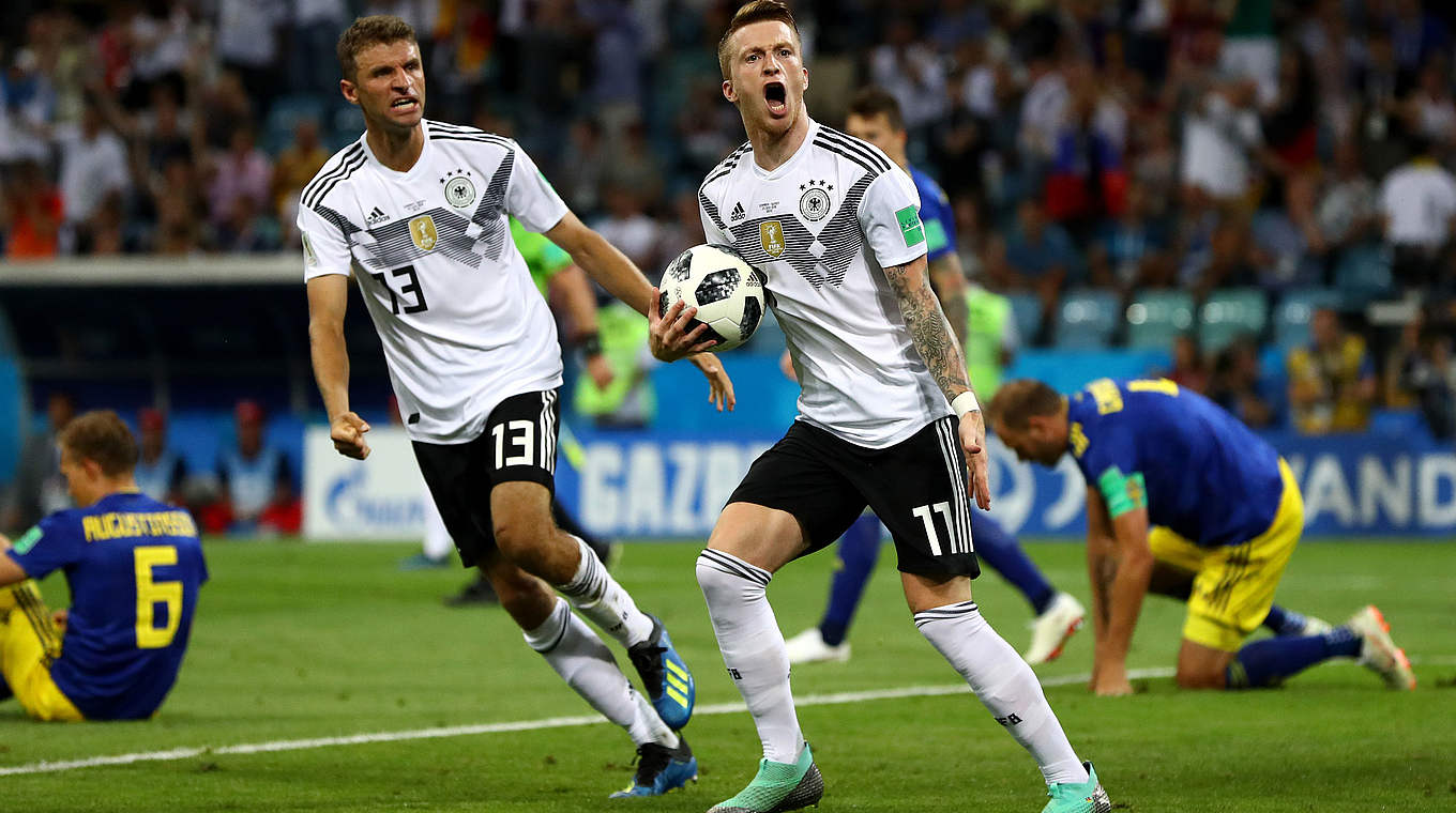 The goal galvanised Joachim Löw's side after a frustrating first half.  © 2018 Getty Images