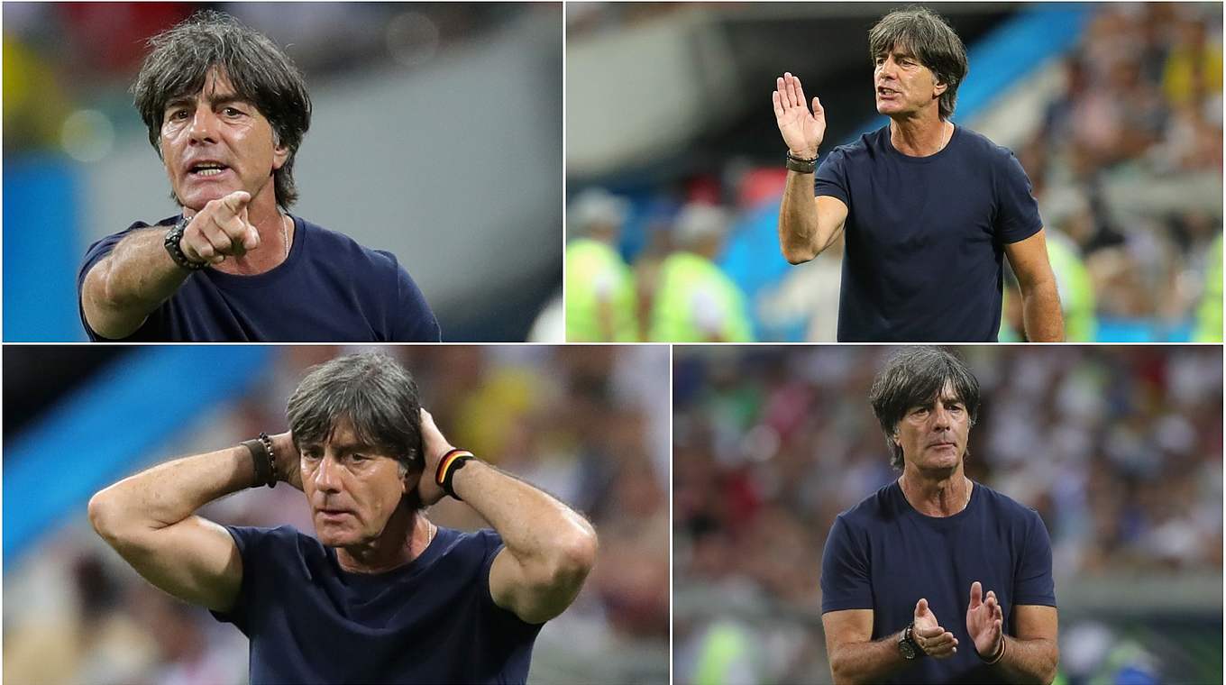 The 2-1 win over Sweden was an emotional rollercoaster for Joachim Löw © AFP/Getty Images