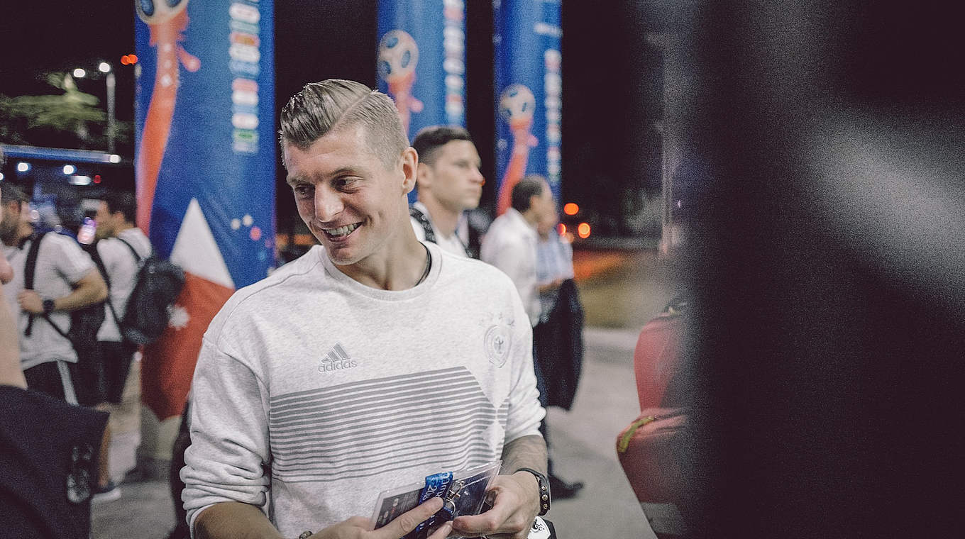Match winner Toni Kroos is back in Vatutinki. © 
