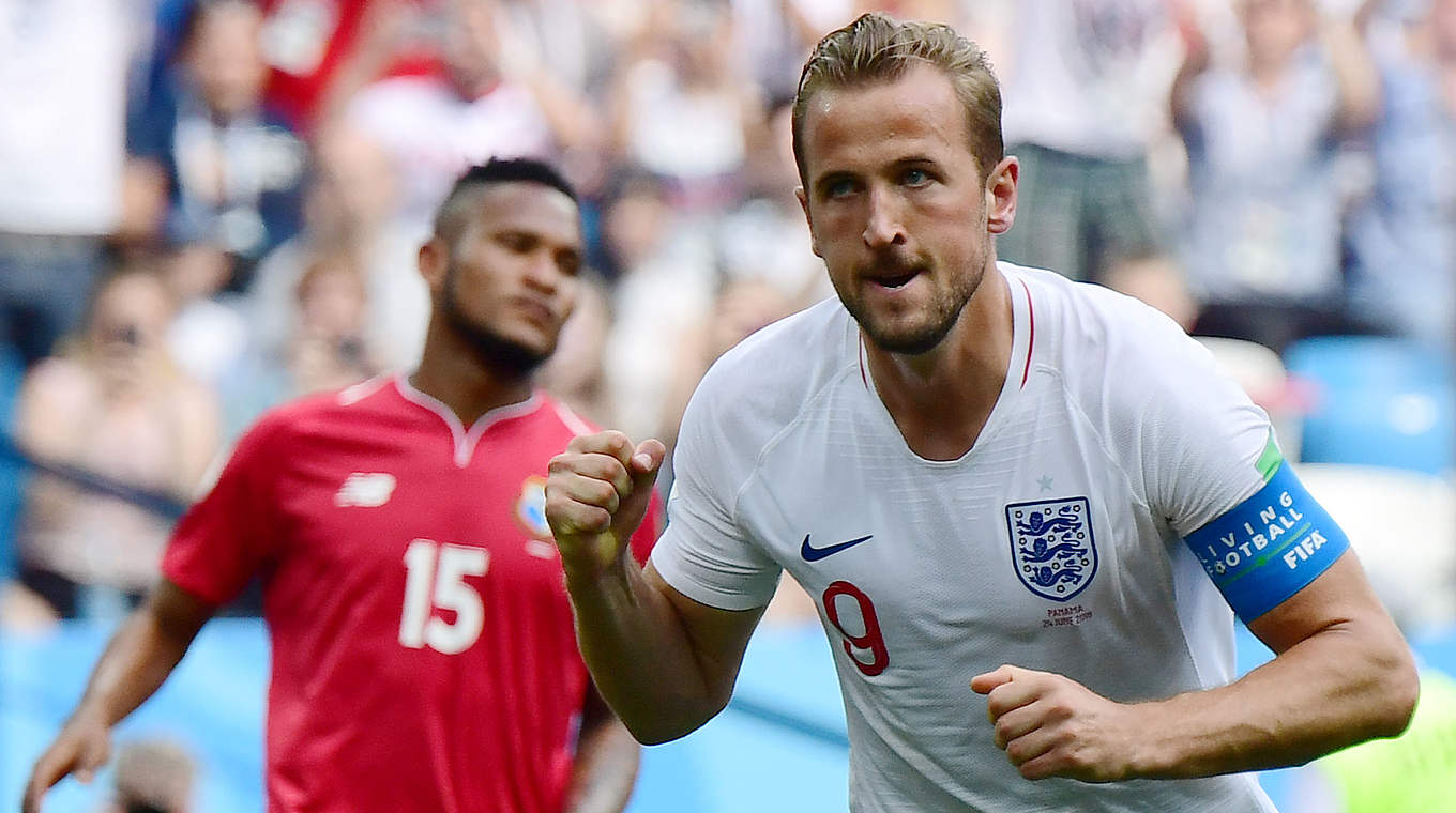 Englands Torgarant: Harry Kane erzielt seine WM-Tore drei bis fünf © MARTIN BERNETTI/AFP/Getty Images