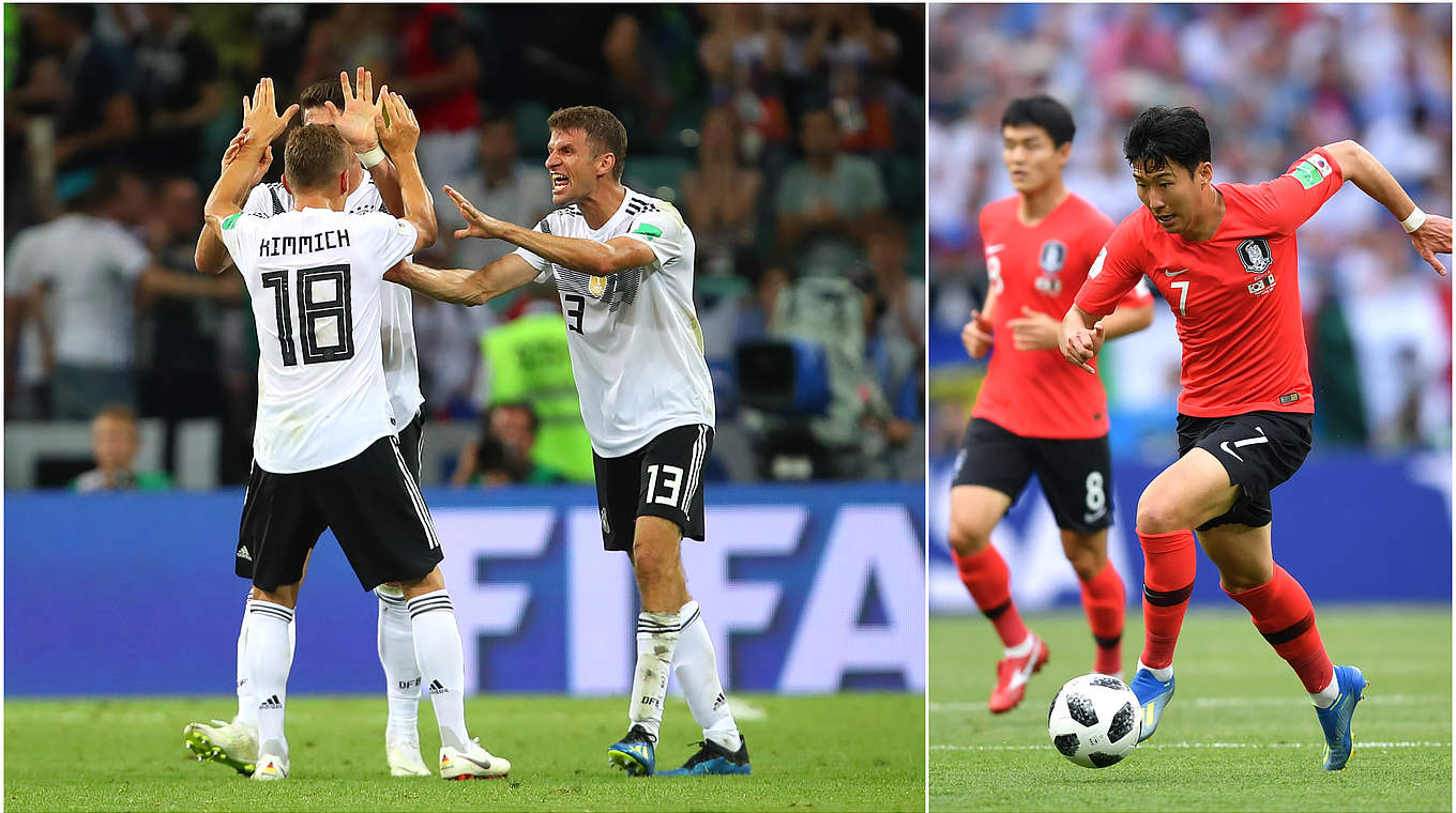 The World Champions meet South Korea on Wednesday. © Getty Images/Collage DFB