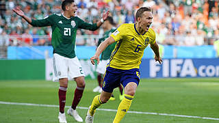 Werder Bremen's Ludwig Augutinsson opened the scoring. © 2018 Getty Images