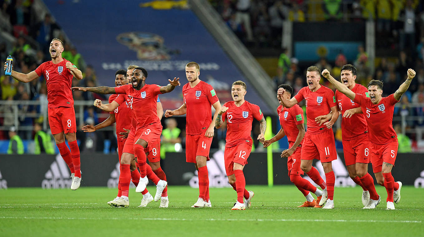 Premiere: England gewinnt erstmals ein WM-Elfmeterschießen © 2018 Getty Images
