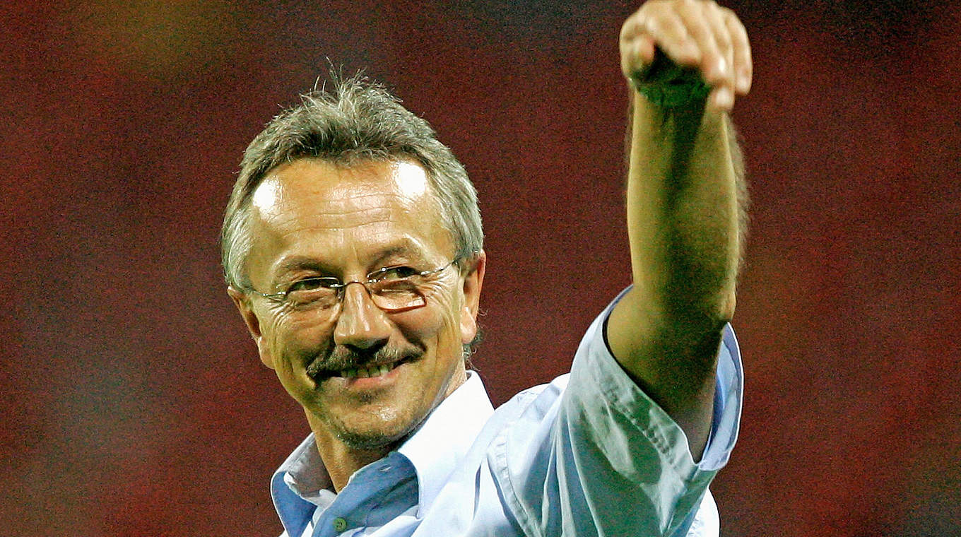 Eintracht-Trainer Michael Krüger: "Ich wusste, dass in einem Spiel alles möglich ist" © 2005 Getty Images