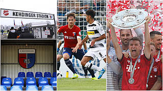 A sell-out is expected at the Kehdinger Stadion as Bayern come to town © Getty Images/imago/Collage DFB