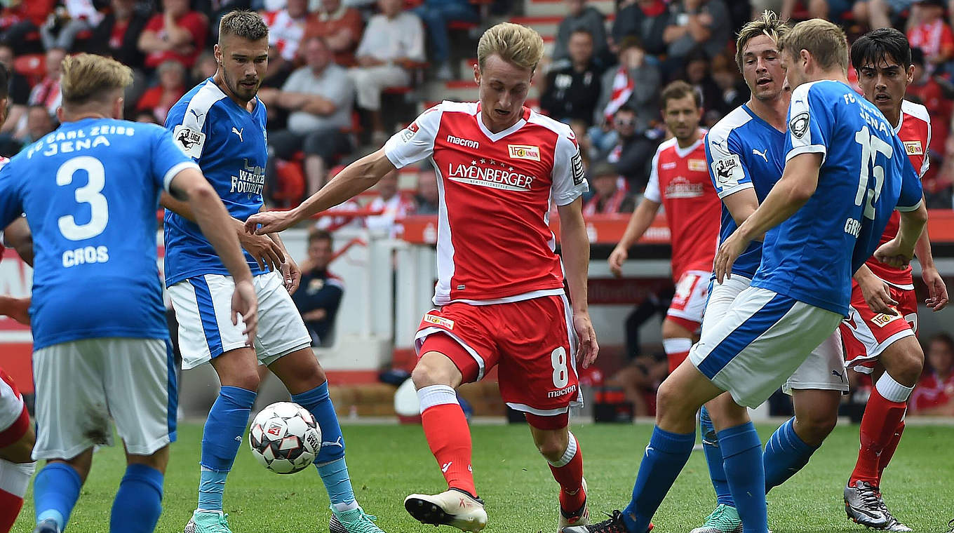 Jena and Union Berlin faced each other in a pre-season friendly last month © imago/Matthias Koch