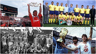 Geballte Tradition: In der 3. Liga treffen Deutsche Meister und Pokalsieger aufeinander © Bilder Imago, Getty Images / Collage DFB