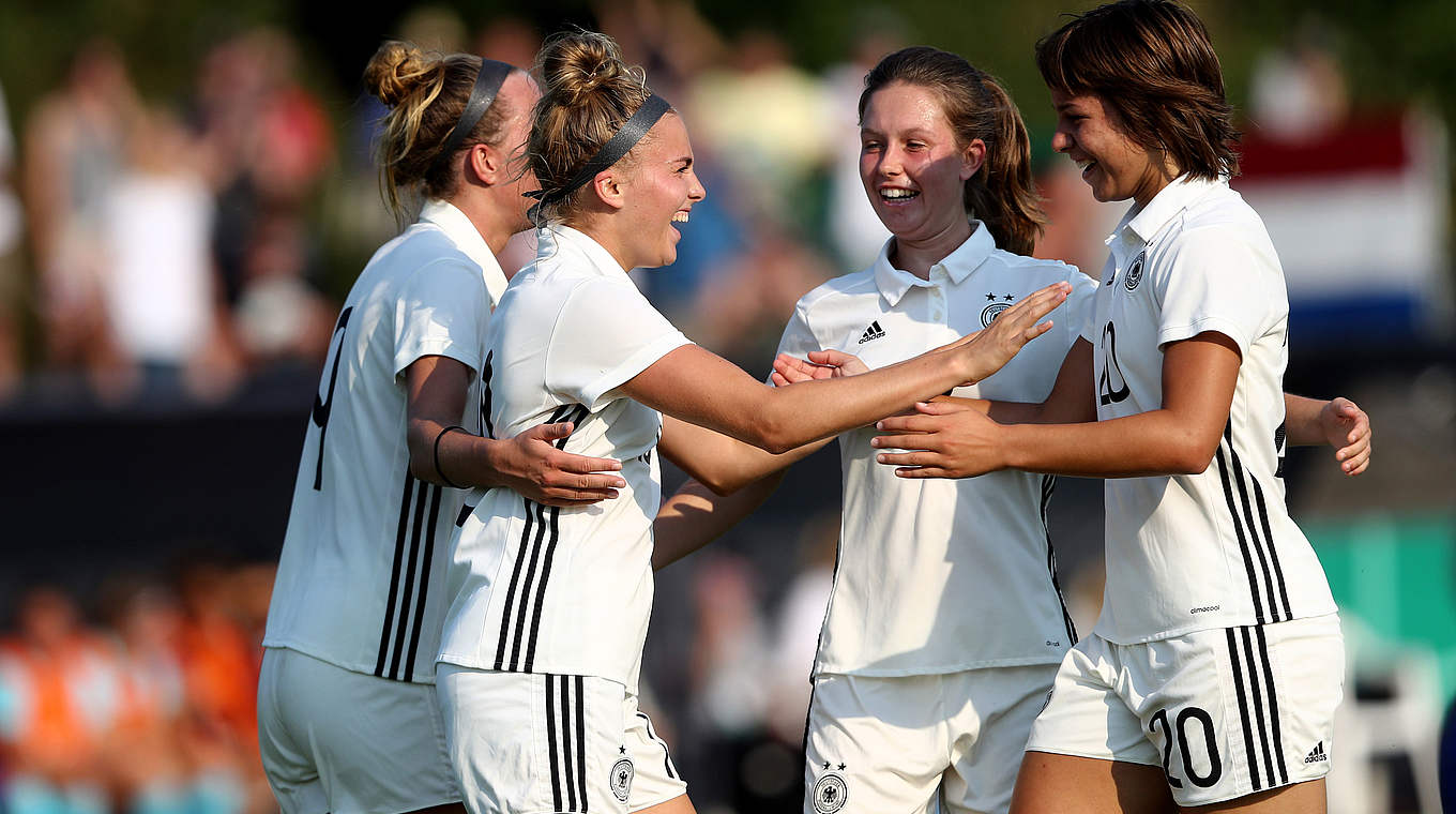 Fünf Treffer in Goch: Die U 20-Frauen zeigen sich formstark © 2018 Getty Images
