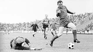 Torlos gegen Preußen: Kaiserslautern und Harald Braner (r.) in der Bundesliga 1963 © imago sportfotodienst