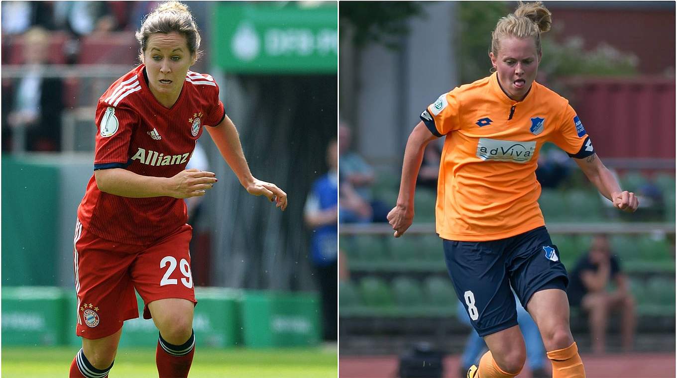 Erstmals im Kreis der DFB-Frauen: Nicole Rolser (l.) und Maximiliane Rall © imago/Collage DFB